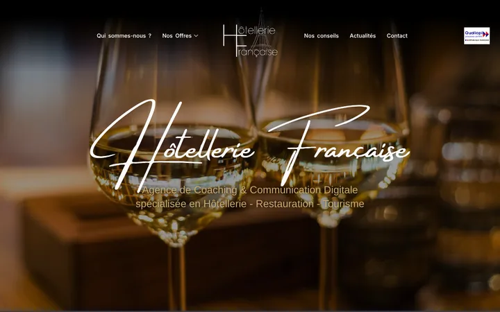 Capture du site Hôtellerie Française