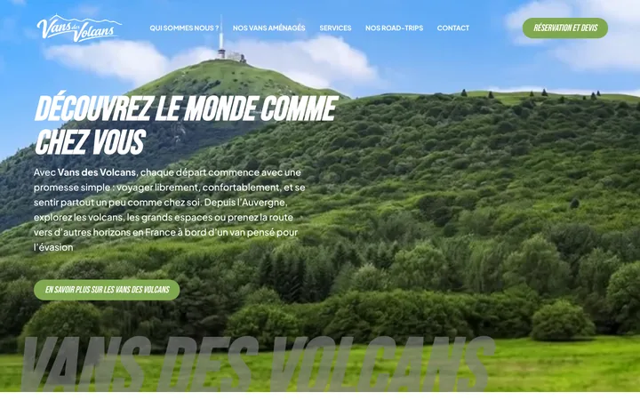 Capture du site Vans des Volcans